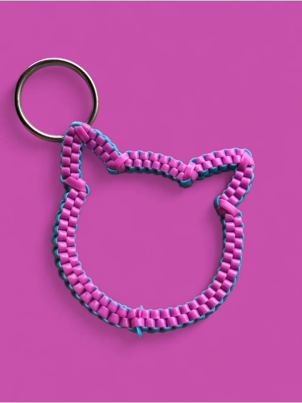 Handmade Boondoggle Keychain